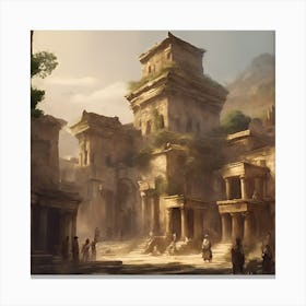 Ancient City Canvas Print