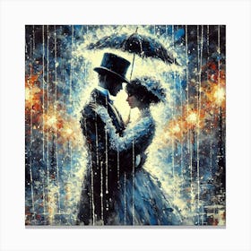 Rain Intimacy.AI Canvas Print