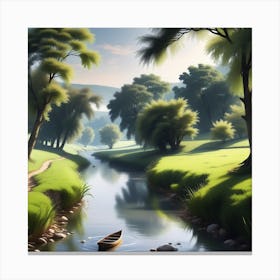 Landscape Painting 168 Canvas Print