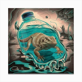 Monitor Lizard Canvas Print