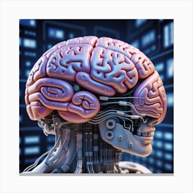 Brain Of A Robot 9 Canvas Print