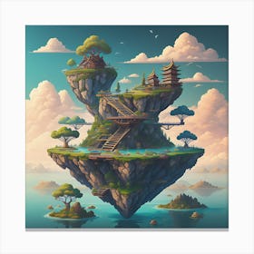 Floating Impossibility Canvas Print