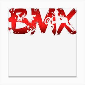 Distressed Bmx Women Kids & Bike Riders Canvas Print