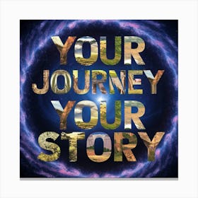 Your Journey Your Story Canvas Print