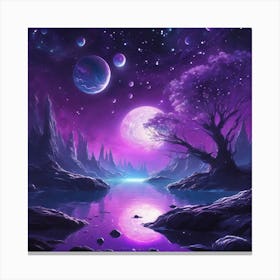 Galaxy Wallpaper Canvas Print