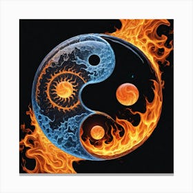 Yin Yang 30 Canvas Print