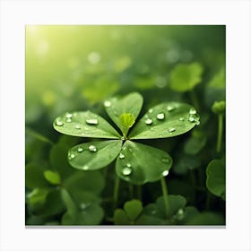 Four Leaf Clover 1 Canvas Print