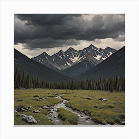 Cloudy Day Canvas Print