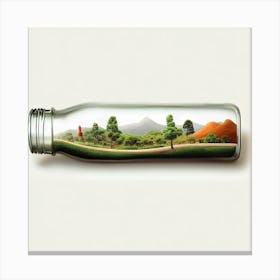 Life in a bottle Canvas Print