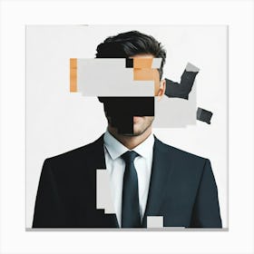 Man In Suit 6 Canvas Print