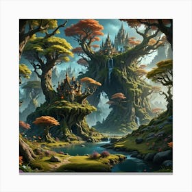 Fantasy Forest 27 Canvas Print