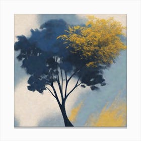 Tree painting Canvas Print