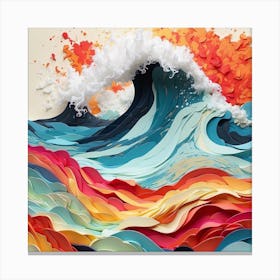 Paper Art Canvas Print