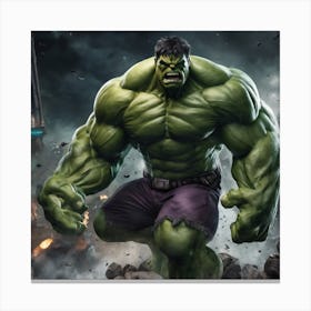 Incredible Hulk 1 Canvas Print