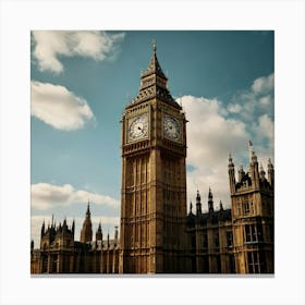 Big Ben In London Art Print 3 Canvas Print