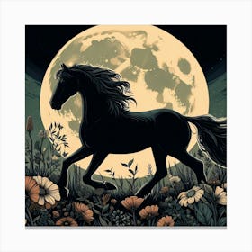 Creative Horse Beauty Illustration Nr 137 Canvas Print