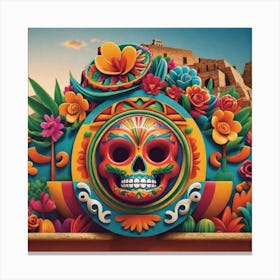 Day Of The Dead 35 Canvas Print