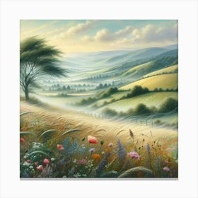 Flowering Meadow Canvas Print