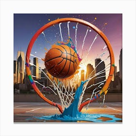 Basketball Hoop 1 Canvas Print