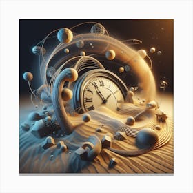 Complexity of Time Canvas Print