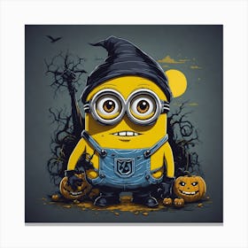 Minion Halloween Canvas Print