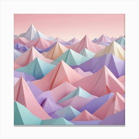 Abstract Mountains 2 Canvas Print