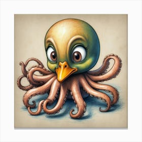 Octopus 80 Canvas Print