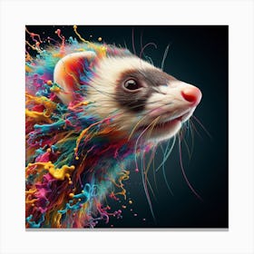 Ferret Painting 1 Canvas Print