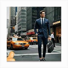 Urban executive Canvas Print