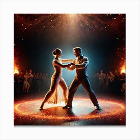 Tango Dancers 4 Canvas Print