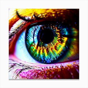 Colorful Eye 1 Canvas Print