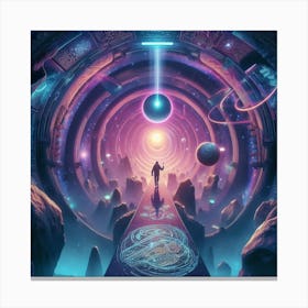 Space Portal 1 Canvas Print