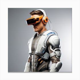 Futuristic Man 91 Canvas Print