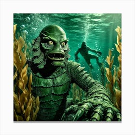 Creature From The Deep 2 Canvas Print