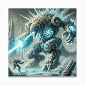 Krytor Frostborn Colossus Iron Commonwealth Canvas Print