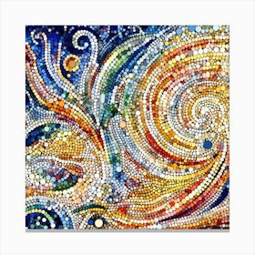 Mosaic Painting Canvas Print