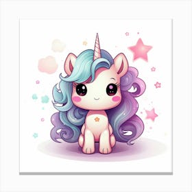 Cute Unicorn 620 Canvas Print