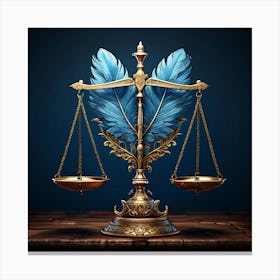 Scales Of Justice 2 Canvas Print