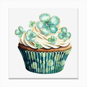 Clover Cupcake (10) Canvas Print