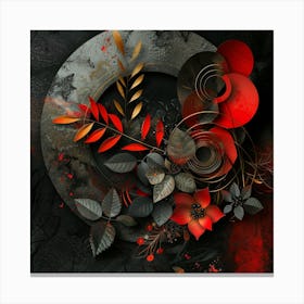 Organic Abstract Canvas Print