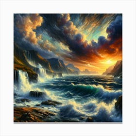 Tempestuous Beauty 16 1 Canvas Print