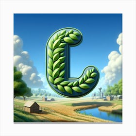 Letter C Canvas Print