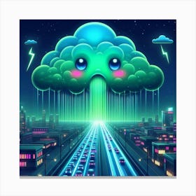 Cloudy Sky Canvas Print