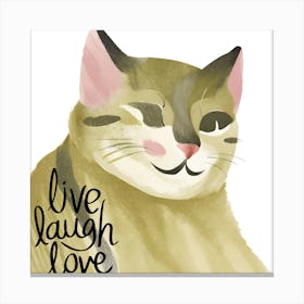 Live Laugh Love Canvas Print