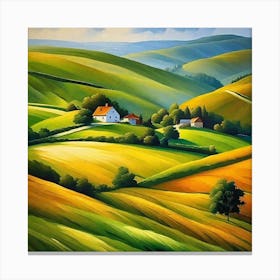 Landscape Painting 116 Canvas Print