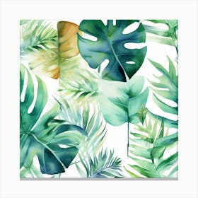 Tropical Leaves 1 Canvas Print