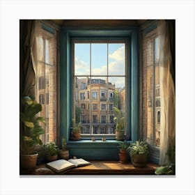 Window View Canvas Print