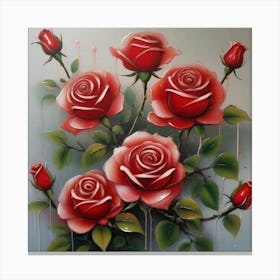 Red Roses Canvas Print