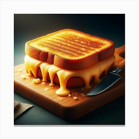 Grilled Cheese Sandwich 2 Canvas Print