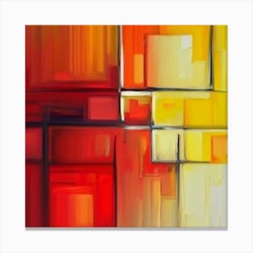 Abstract Squares Canvas Print